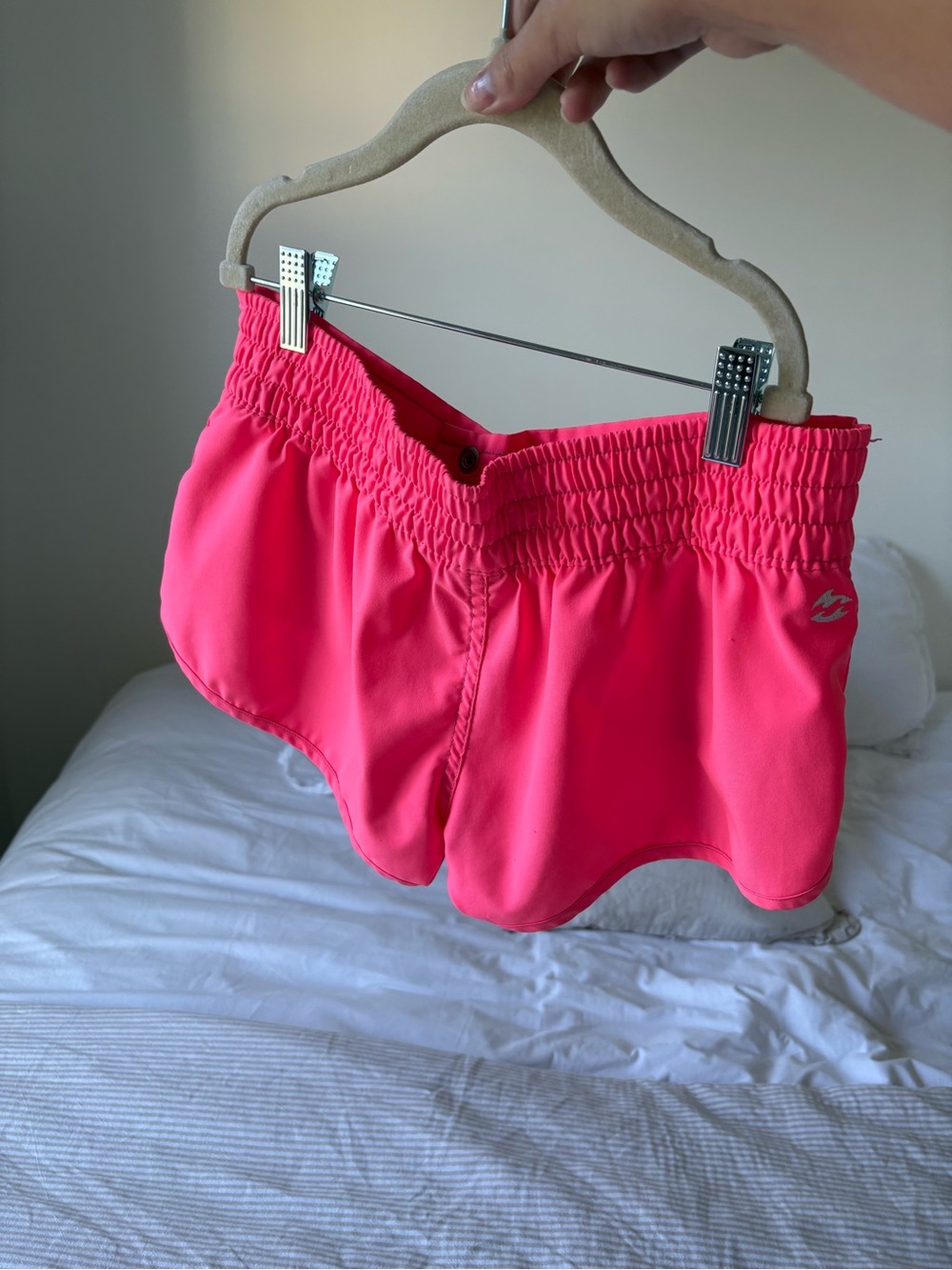 vintage 90's y2k billabong Neon Pink swim sport Shorts - Picture 3 of 3